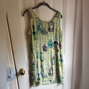 Vintage patterned mini dress